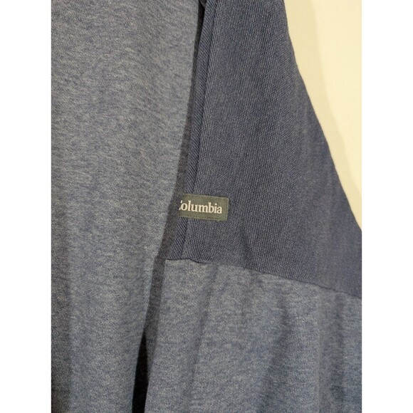 Columbia Womens Navy Full Zip Cropped Sweatshirt Sz 3X Outdoor Hiking Training - Picture 5 of 8